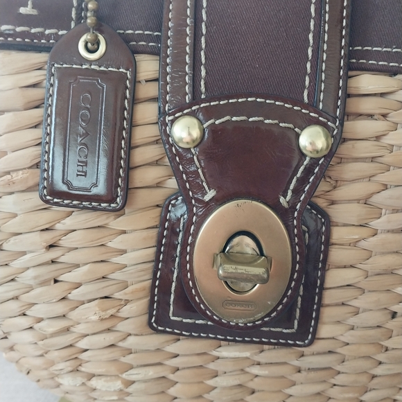 COACH Straw Basket - Picture 3 of 8